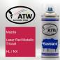 Preview: Mazda, Laser Red Metallic Tricoat, HL / NX: 400ml Sprühdose, von ATW Autoteile West.